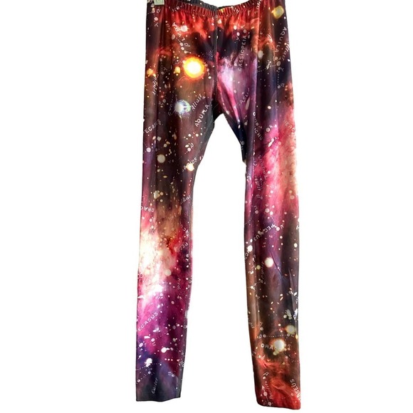 MITMUNK Rare Galaxy Constellations Graphic Leggings - Large - Picture 2 of 5